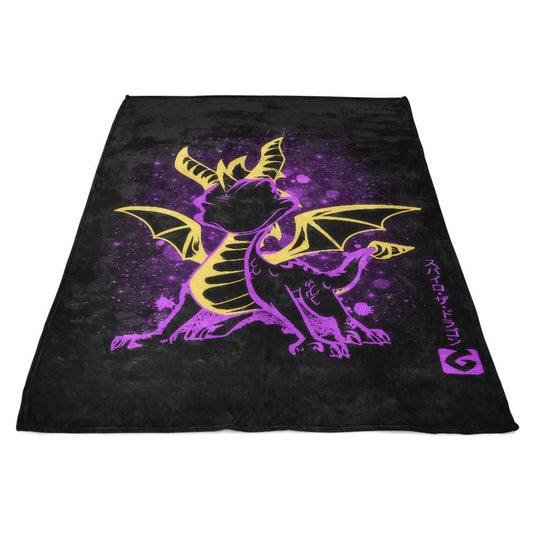 The Fiery Dragon - Fleece Blanket