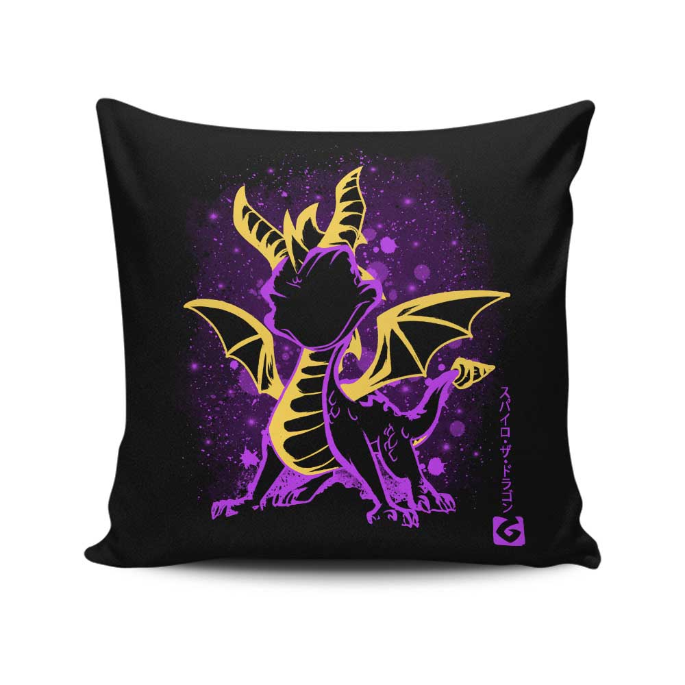 The Fiery Dragon - Throw Pillow