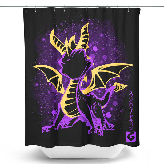 The Fiery Dragon - Shower Curtain