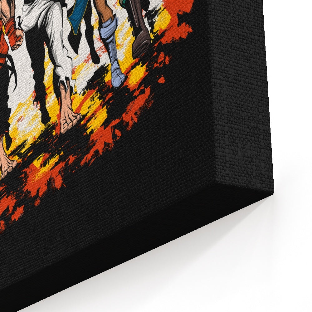 The Fighters - Canvas Print
