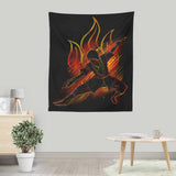 The Fire Bender - Wall Tapestry