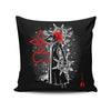 The Flurry of Dancing Flames - Throw Pillow