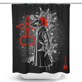 The Flurry of Dancing Flames - Shower Curtain