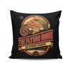 The Flying Monk - Throw Pillow