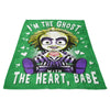 The Ghost with the Heart - Fleece Blanket