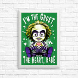 The Ghost with the Heart - Posters & Prints