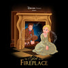 The Girl in the Fireplace - Fleece Blanket