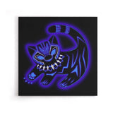 The Glowing Panther King - Canvas Print