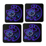 The Glowing Panther King - Coasters