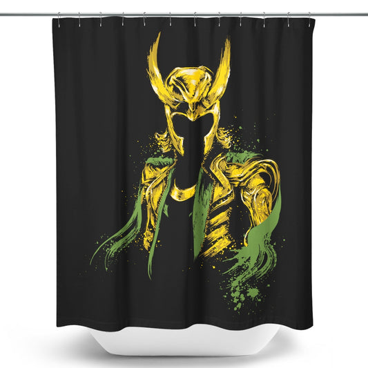 The God of Mischief - Shower Curtain
