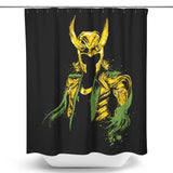 The God of Mischief - Shower Curtain