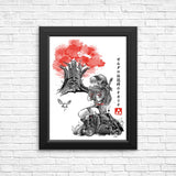 The Great Deku Sumi-e - Posters & Prints