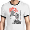 The Great Deku Sumi-e - Ringer T-Shirt