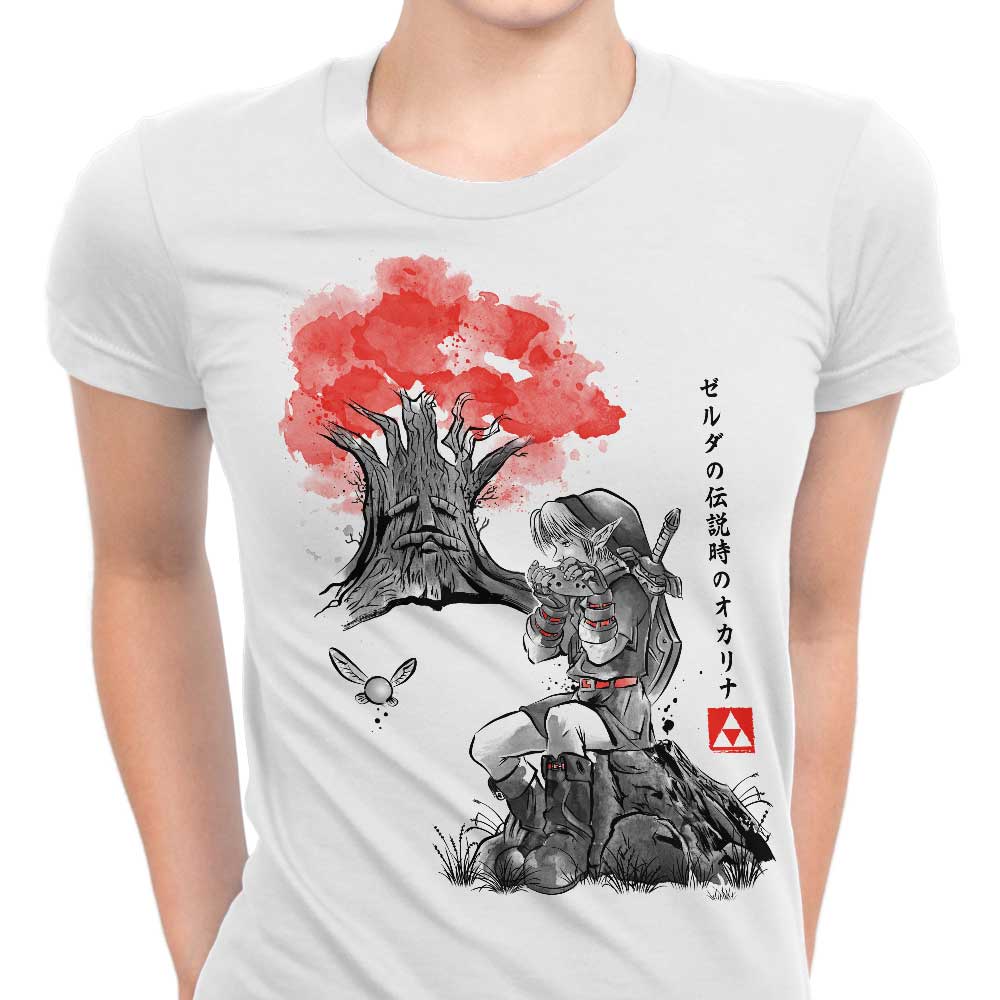 The Great Deku Sumi-e - Women's Apparel