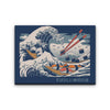 The Great Sushi Wave - Canvas Print