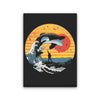 The Great Whale Off Kanagawa - Canvas Print