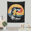 The Great Whale Off Kanagawa - Wall Tapestry