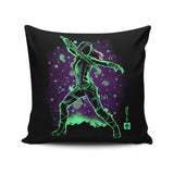 The Green Assassin - Throw Pillow