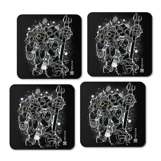 The Hammer (Alt) - Coasters