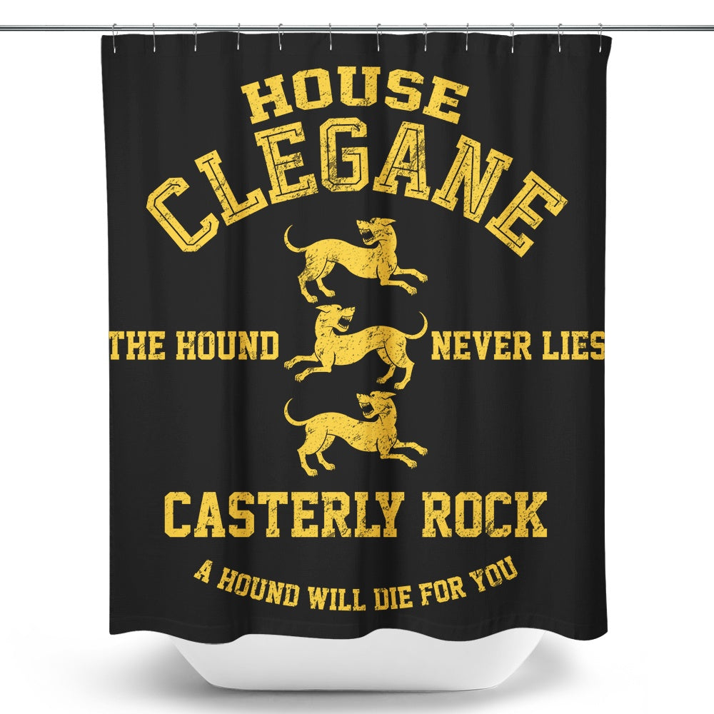 The Hound Never Lies - Shower Curtain