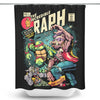 The Incredible Raph - Shower Curtain