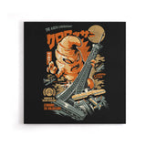 The Kaiju Croissant - Canvas Print