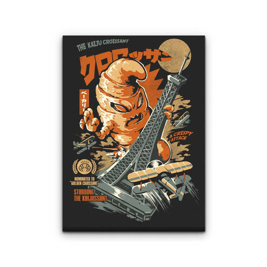 The Kaiju Croissant - Canvas Print