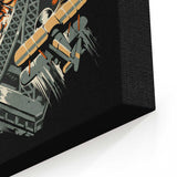 The Kaiju Croissant - Canvas Print