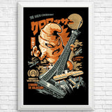 The Kaiju Croissant - Posters & Prints