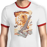 The Kaiju Croissant - Ringer T-Shirt