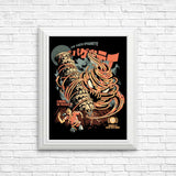 The Kaiju Spaghetti - Posters & Prints