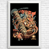 The Kaiju Spaghetti - Posters & Prints