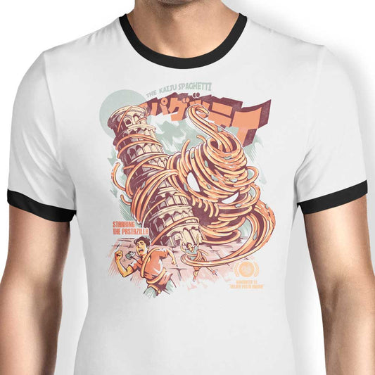 The Kaiju Spaghetti - Ringer T-Shirt