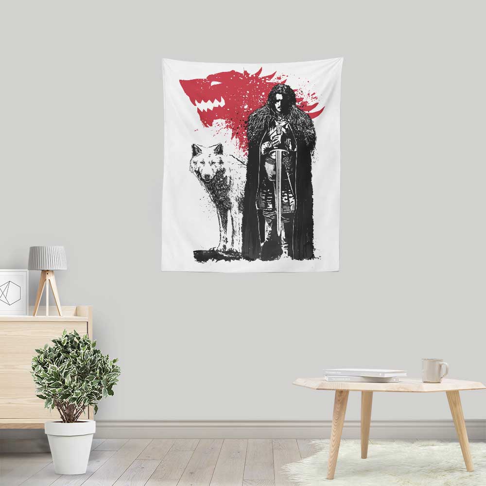 The King and the Wolf - Wall Tapestry
