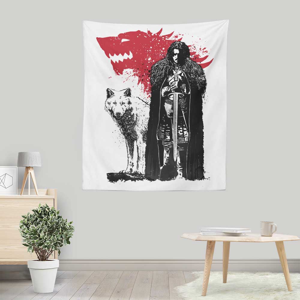 The King and the Wolf - Wall Tapestry