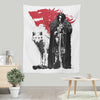 The King and the Wolf - Wall Tapestry