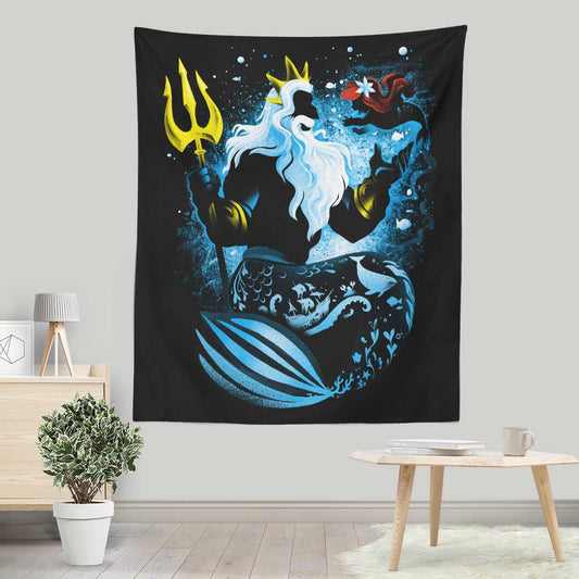The King of the Sea - Wall Tapestry
