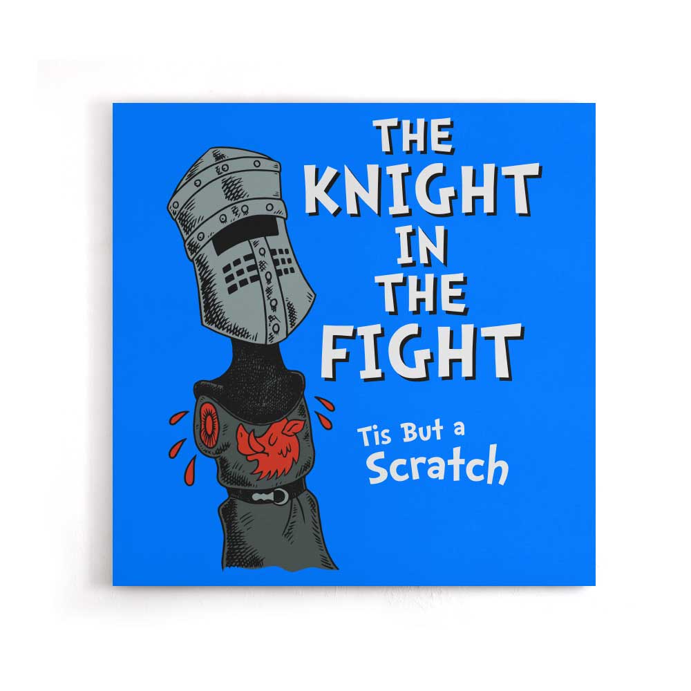 The Knight in the Fight - Canvas Print