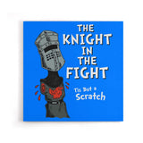 The Knight in the Fight - Canvas Print
