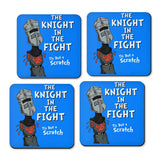 The Knight in the Fight - Coasters