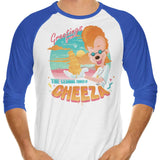 The Leaning Tower of Cheeza - 3/4 Sleeve Raglan T-Shirt