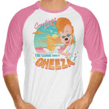 The Leaning Tower of Cheeza - 3/4 Sleeve Raglan T-Shirt