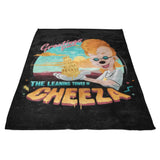 The Leaning Tower of Cheeza - Fleece Blanket