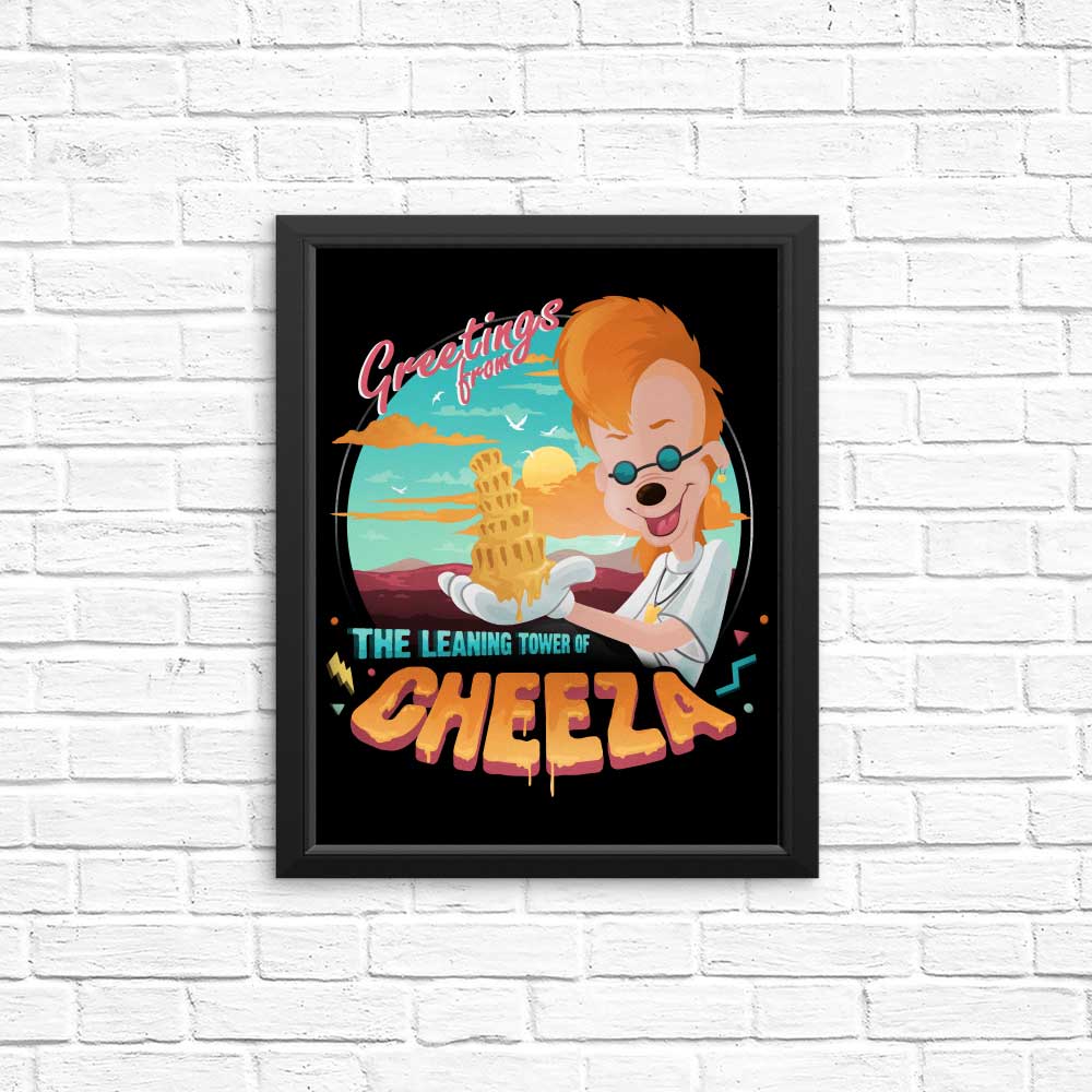 The Leaning Tower of Cheeza - Posters & Prints