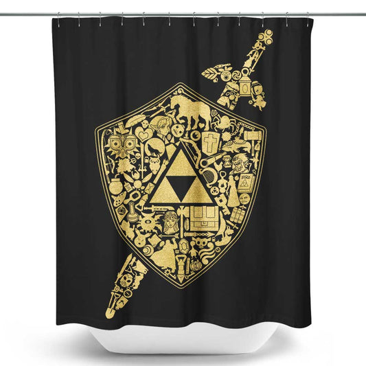 The Legend Continues - Shower Curtain