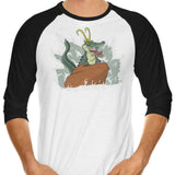 The Little Alligator - 3/4 Sleeve Raglan T-Shirt