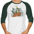 The Little Alligator - 3/4 Sleeve Raglan T-Shirt