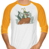 The Little Alligator - 3/4 Sleeve Raglan T-Shirt