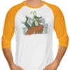 The Little Alligator - 3/4 Sleeve Raglan T-Shirt