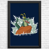 The Little Alligator - Posters & Prints